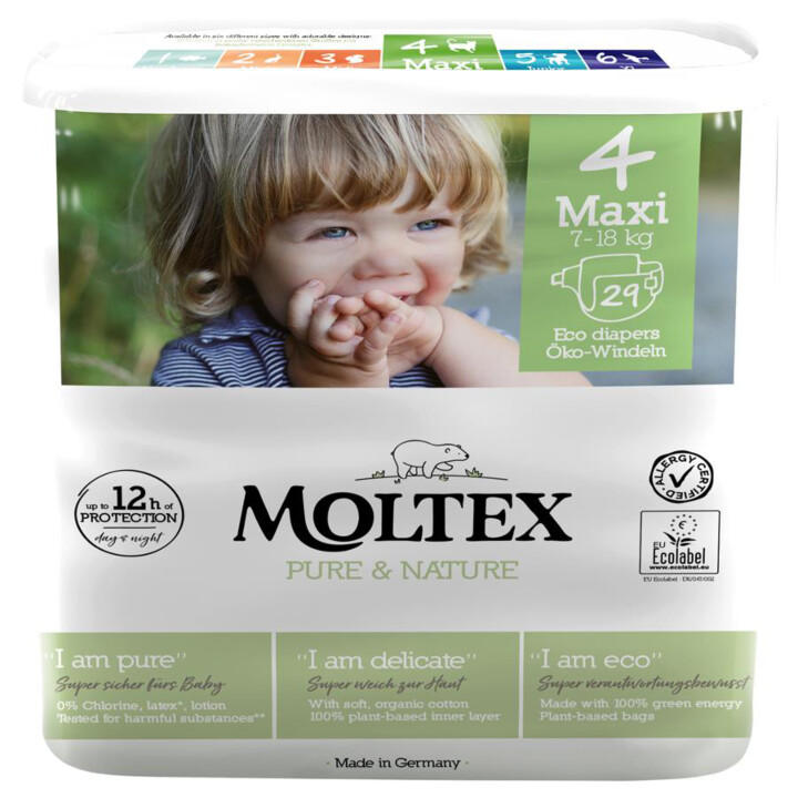 Moltex Pure & Nature Maxi Windel Gr. 4 (7-14kg)
