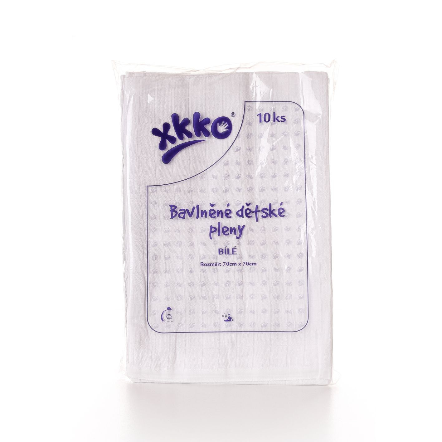 xkko Mullwindeln Classic 70x70 (10 Stk.)