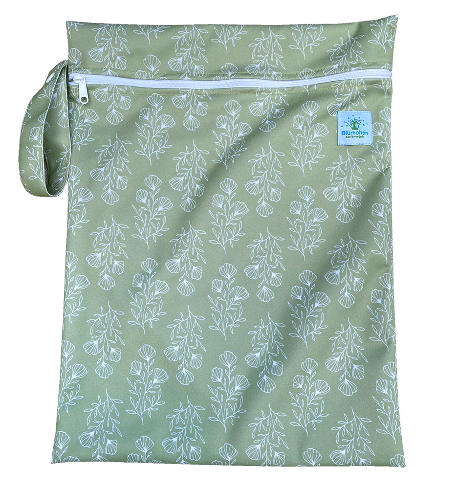 Blümchen Wetbag Floral grün