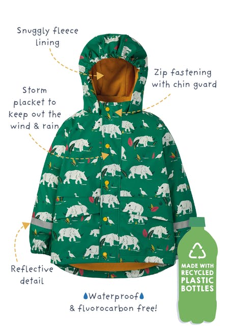 Frugi Regenjacke (gefüttert) Rhino Ramble