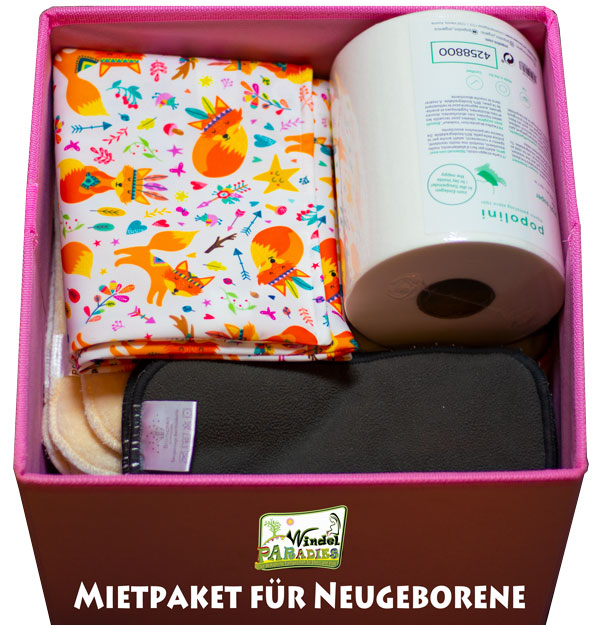 Stoffwindel MIET-Paket Newborn