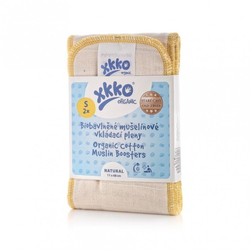 xkko "Alte Zeiten" Organic-Saugeinlagen Small (2 Stk.)