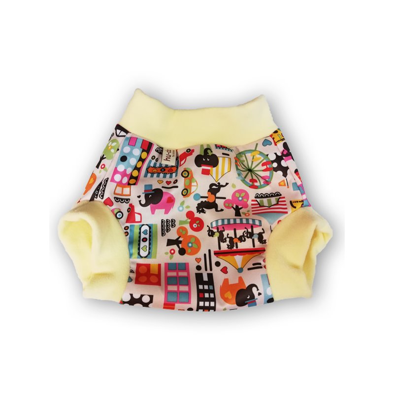 hu-da PUL Schlupfüberhose CIRCUS Gr. S (2-7kg)