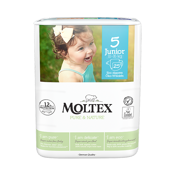 Moltex Pure & Nature Junior Windel Gr. 5 (11-16kg)