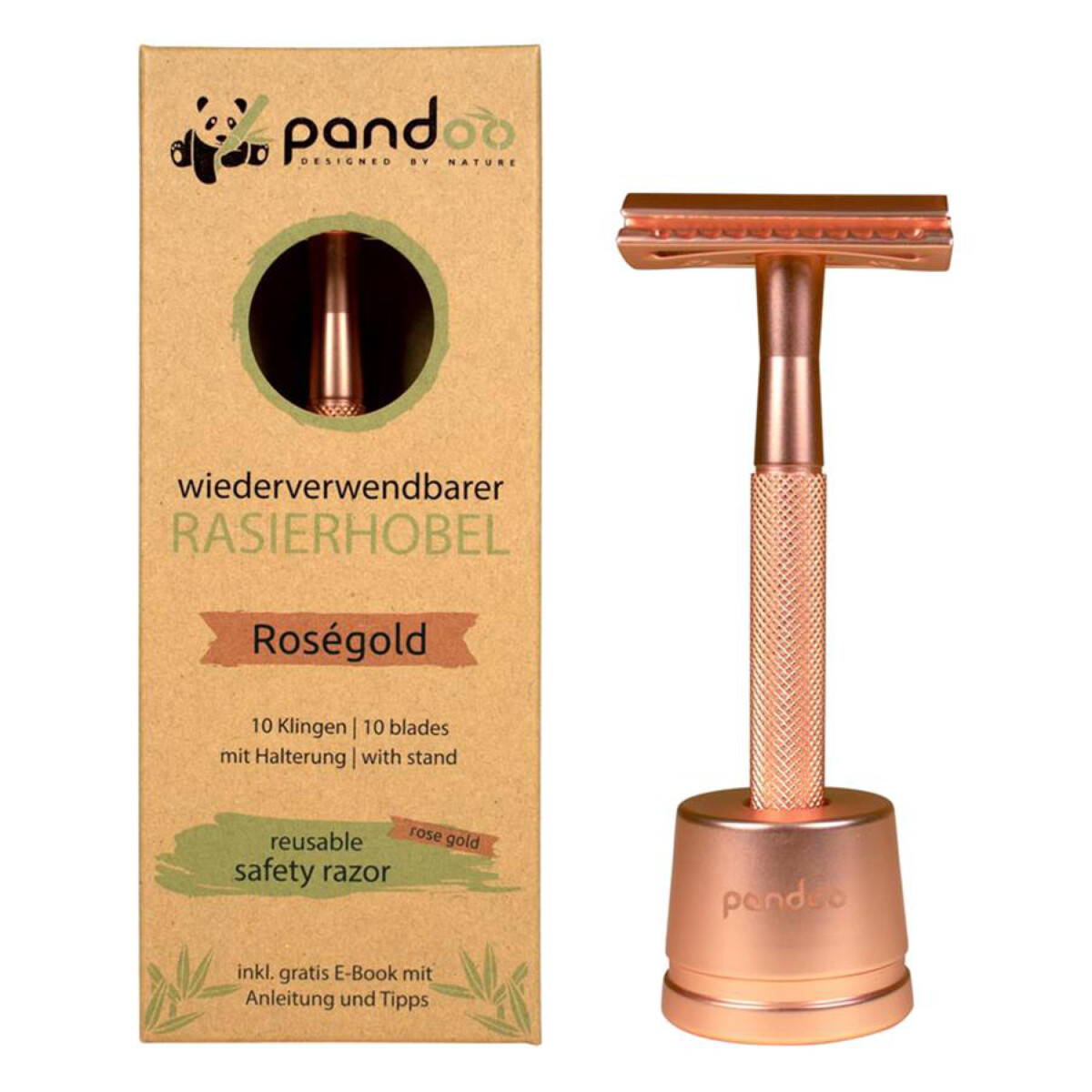 Pandoo Rasierhobel Roségold