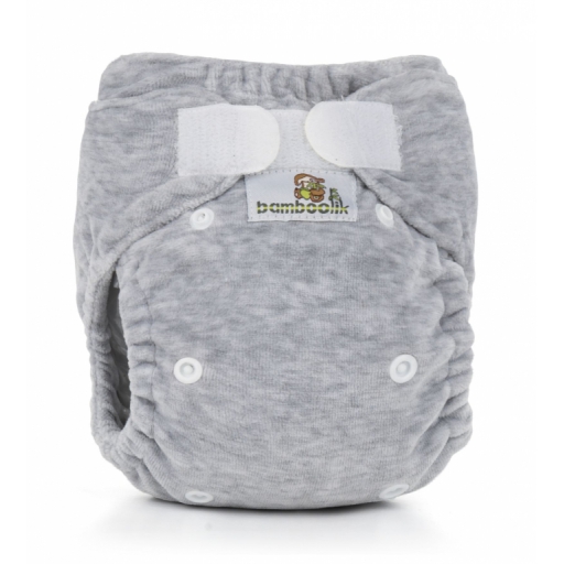 Bamboolik Newborn Höschenwindel Grau
