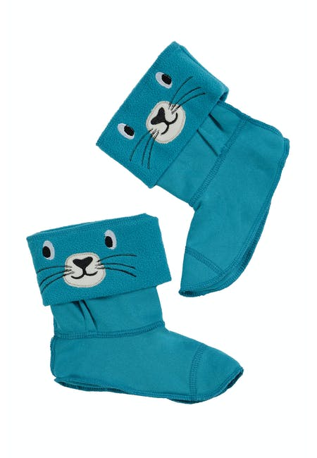 Warm Up Welly Liner Tobermory Teal/Seal