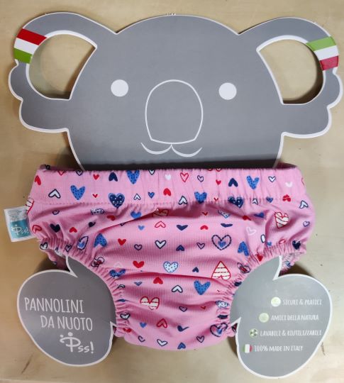 PSS! Trainingsunterhose rosa/Herzen