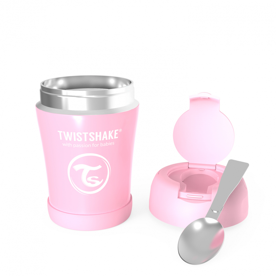 Twistshake Iso-Essensbehälter Pastel Pink