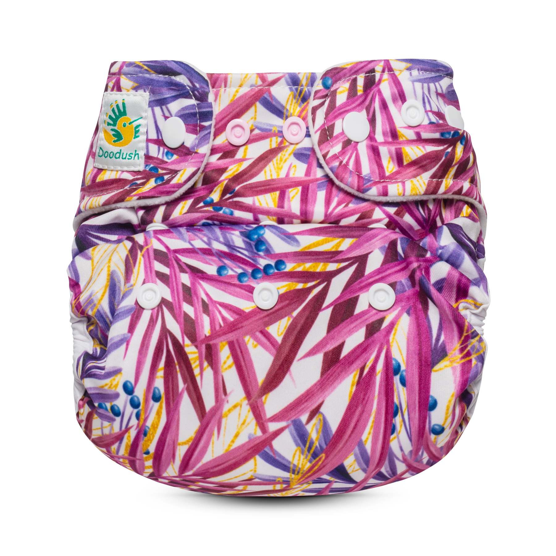 Doodush 2fach-PUL-Überhose Purple Leaves