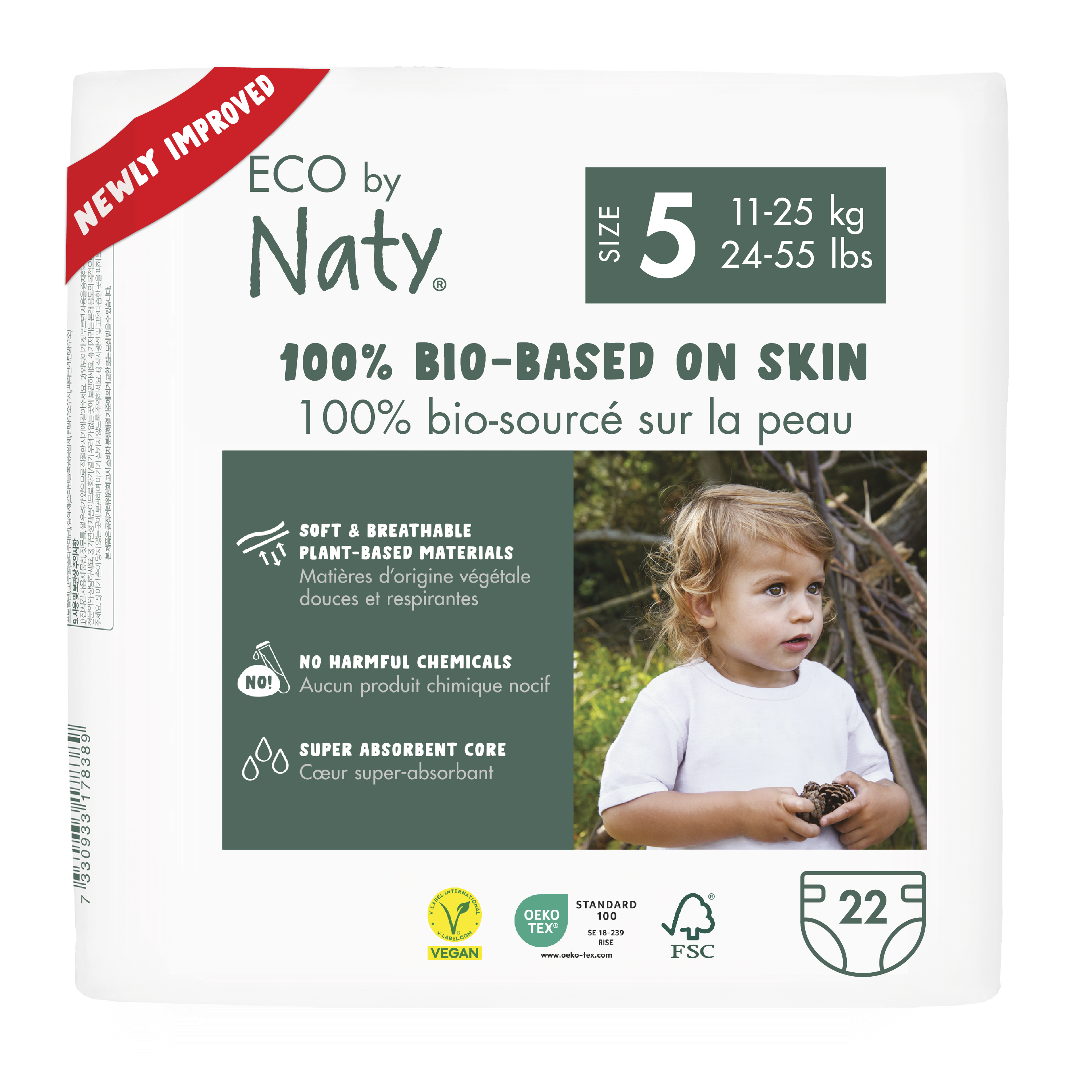 Eco by Naty Windeln Gr. 5 (11-25kg)