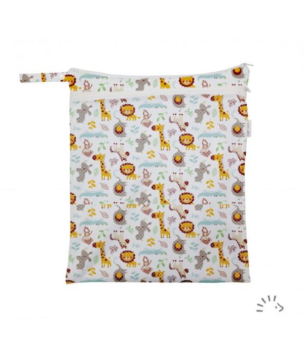 Popolini Wetbag mit Netztasche Wildlife