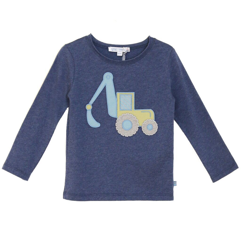 Enfant Terrible Shirt mit Baggerapplikation