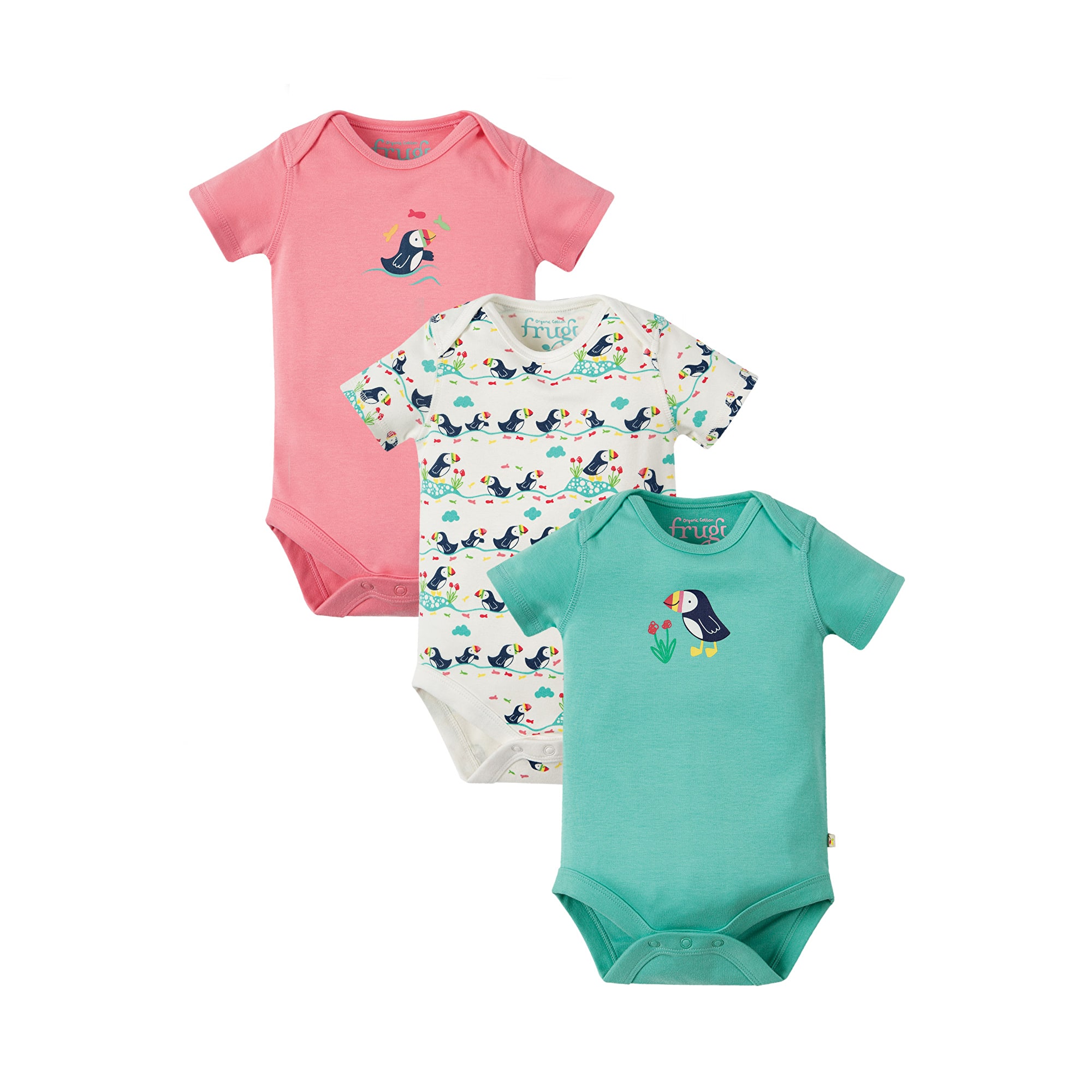 Frugi Body Multipack Puffin