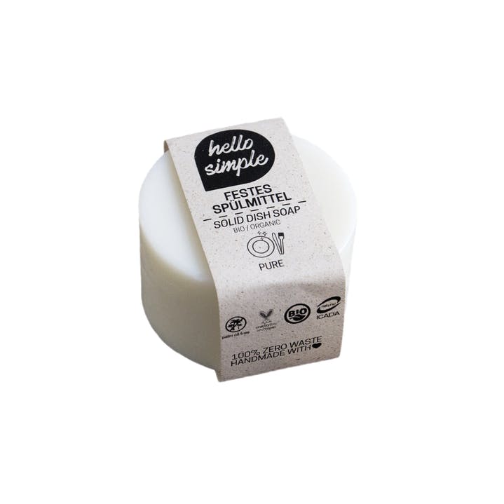 hello simple Festes Spülmittel pure