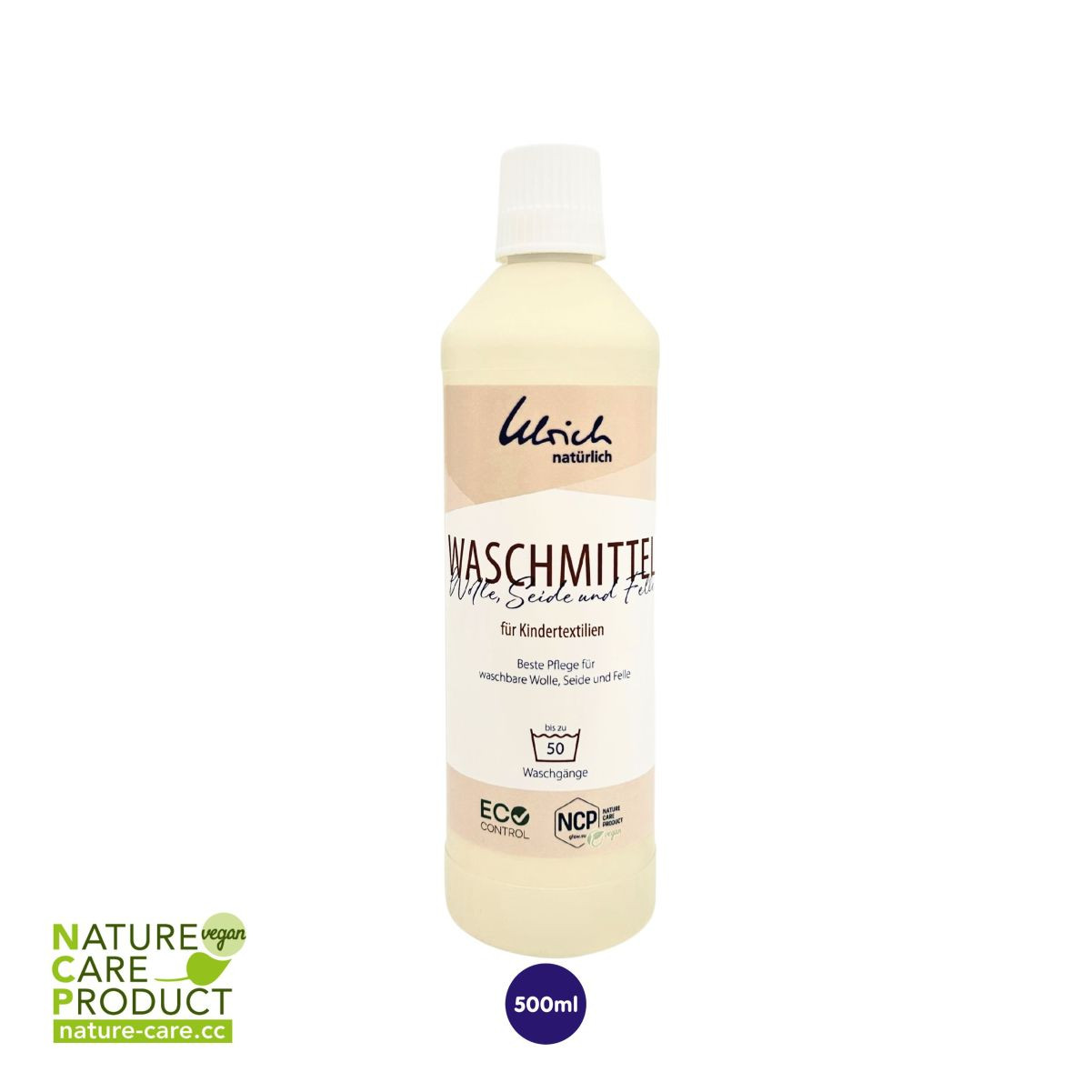 Ulrich Natürlich Waschmittel Wolle/Seide/Felle für Kindertextilien 500ml