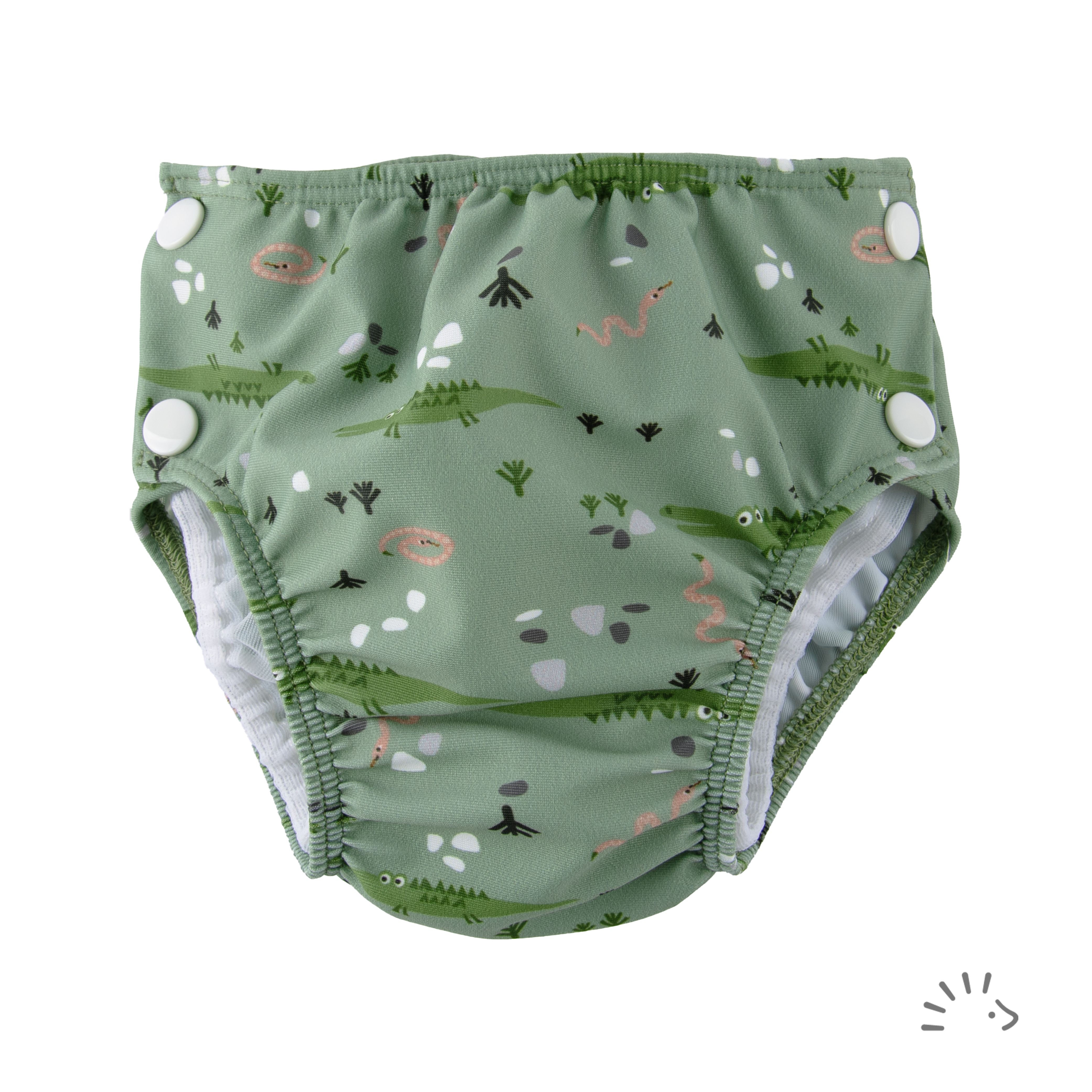 Popolini Schwimmwindel Crocodile