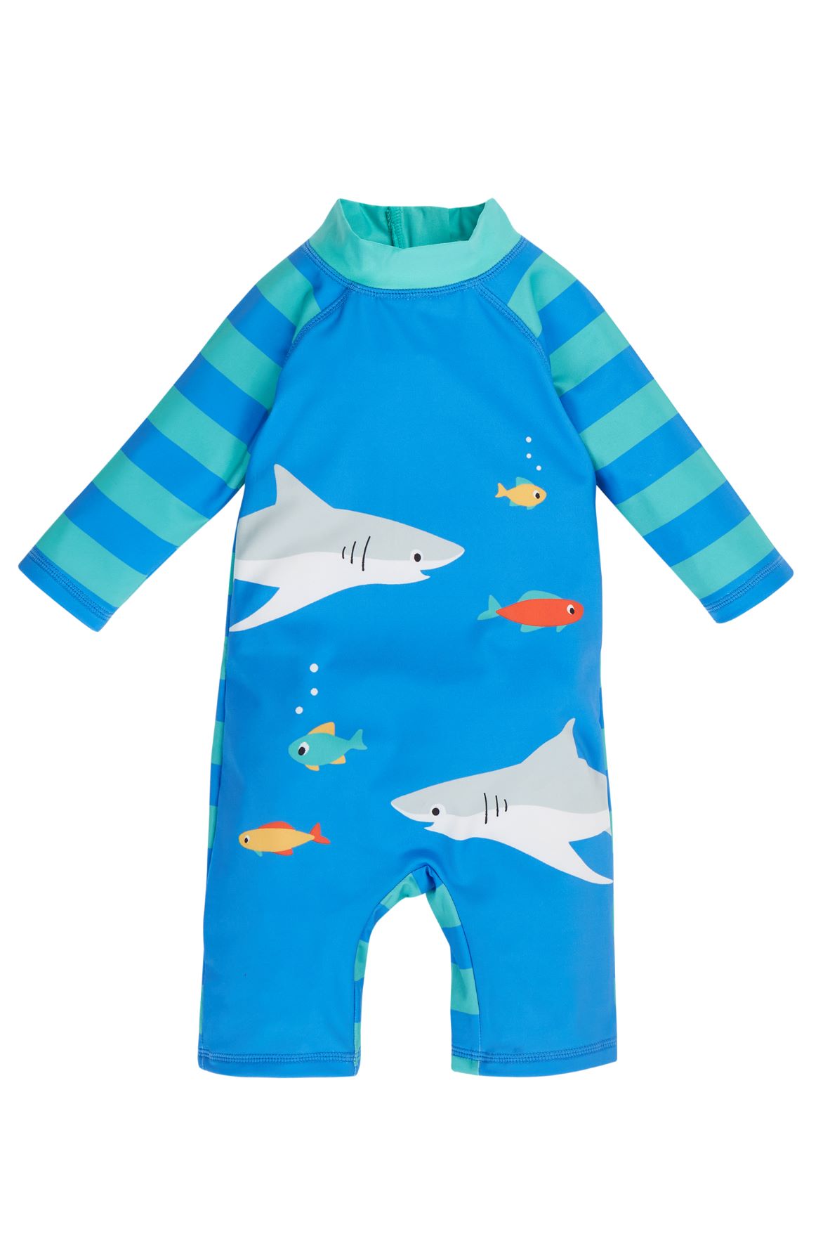 Frugi Little Sun Safe Suit Shark
