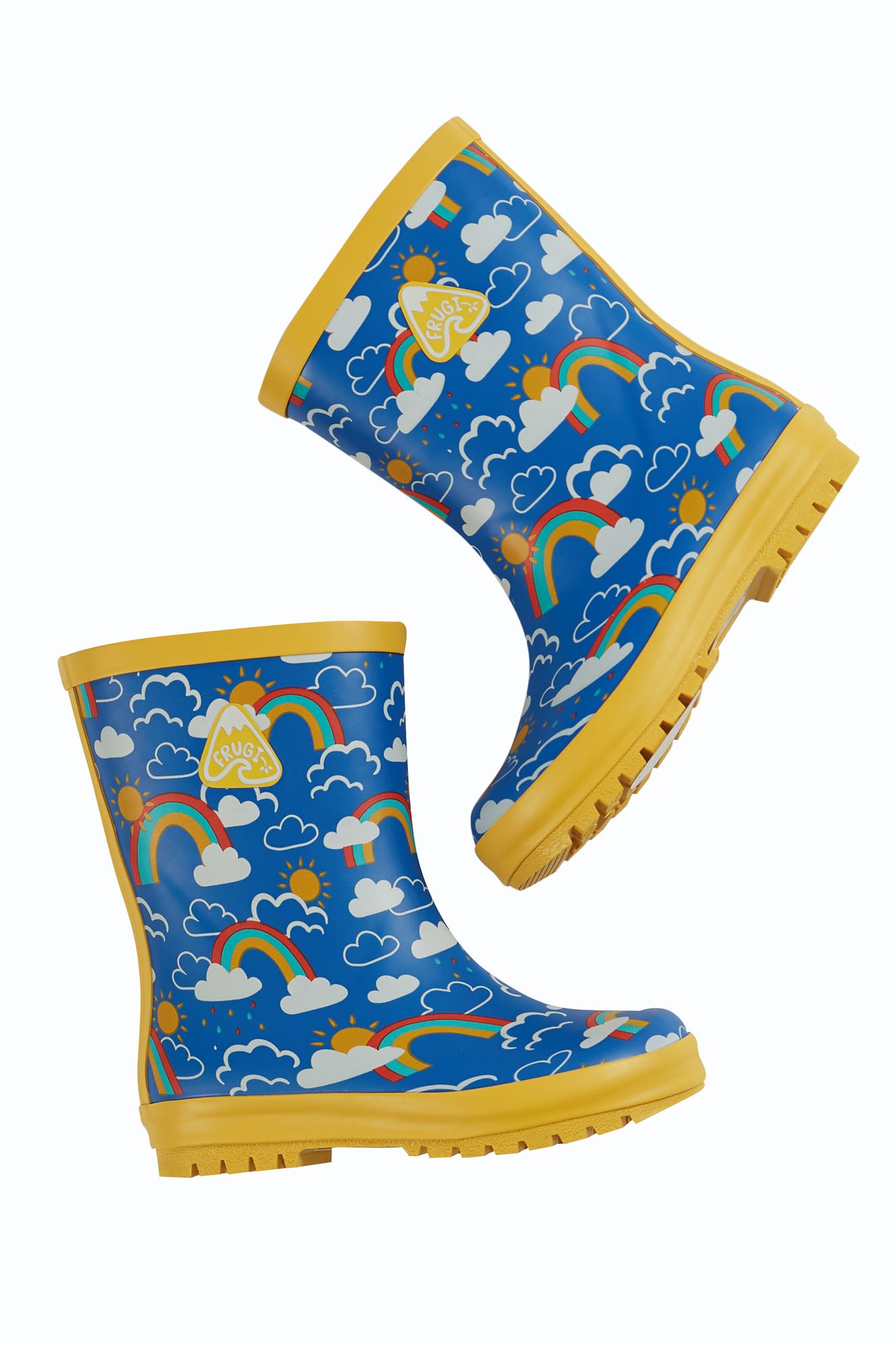 Puddle Buster Wellington Boots Rainbow Skies