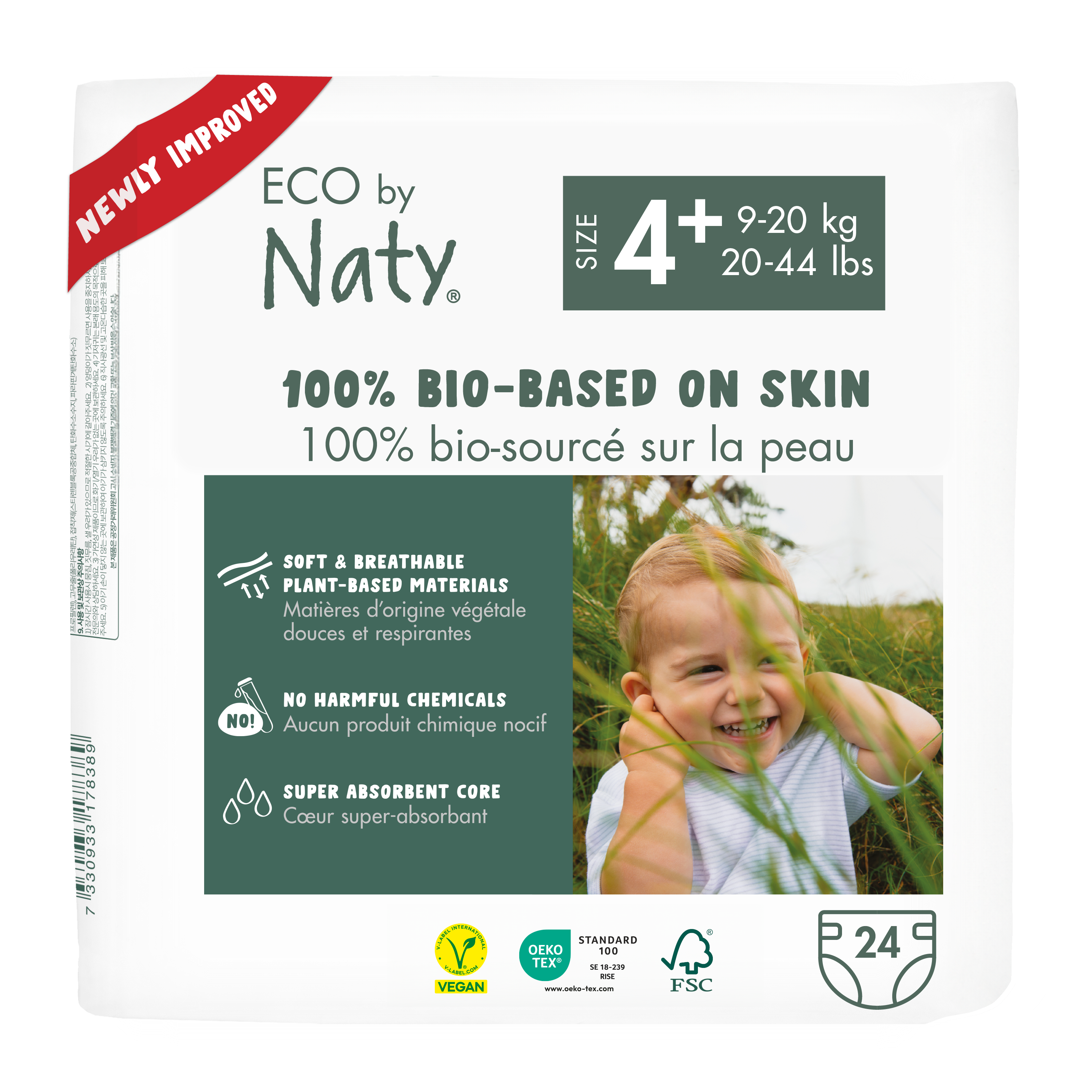Eco by Naty Windeln Gr. 4+ (9-20kg)