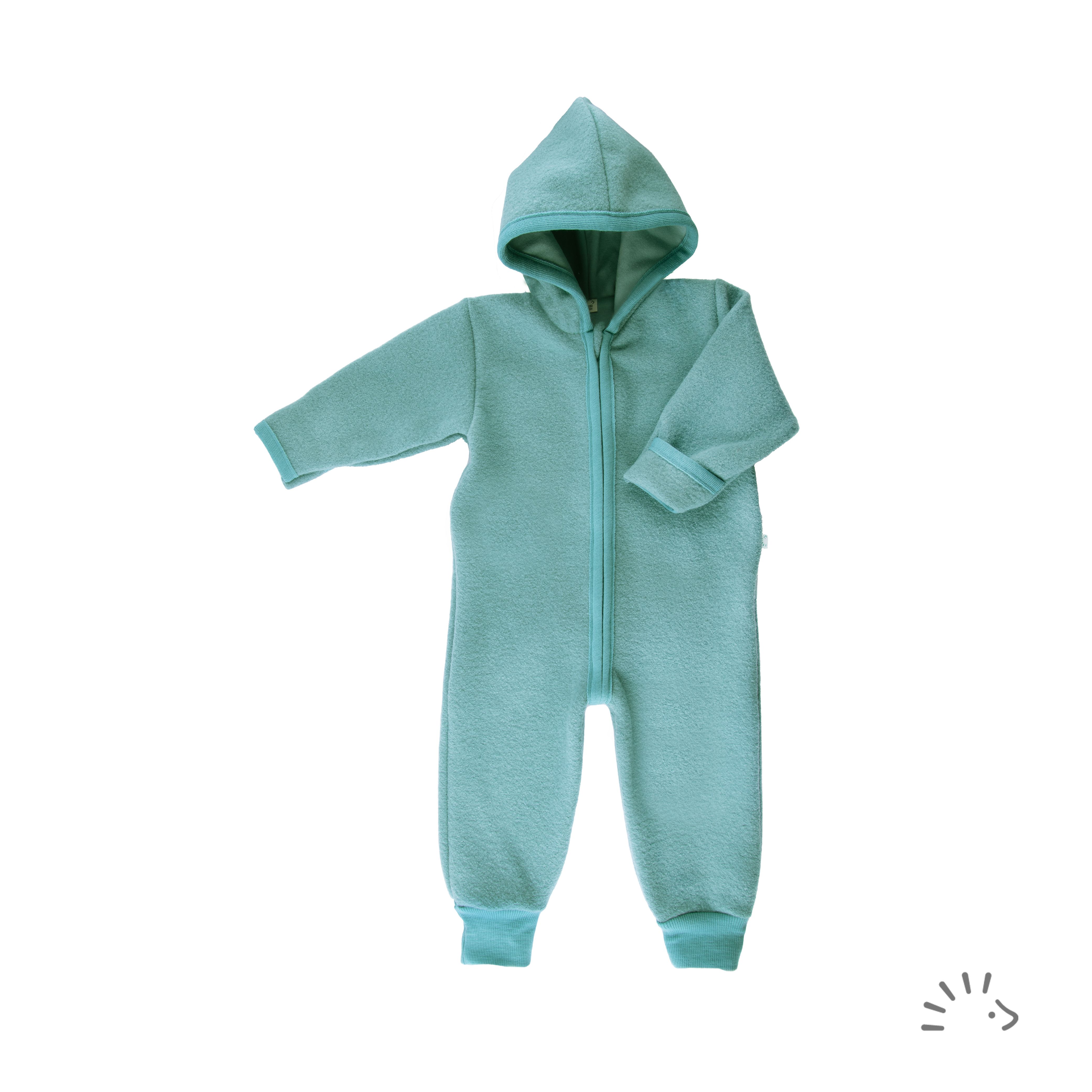 iobio Overall Wollwalk Teal