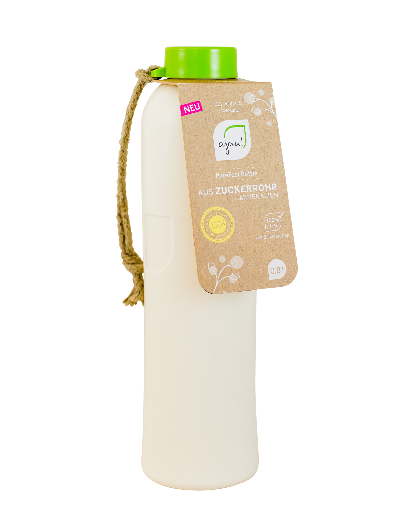 ajaa! PureFeel Bottle 0,8l green