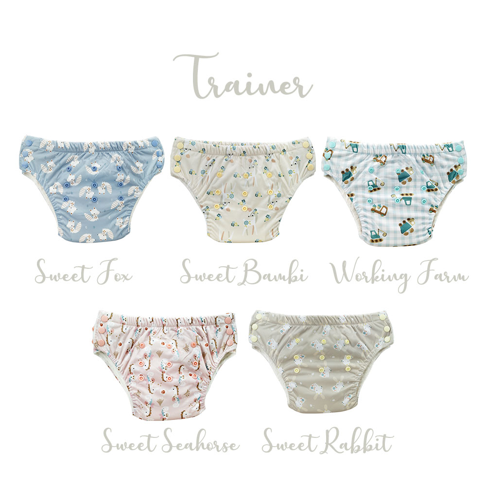 Blümchen Trainerhöschen mit Taschenfunktion Bambus