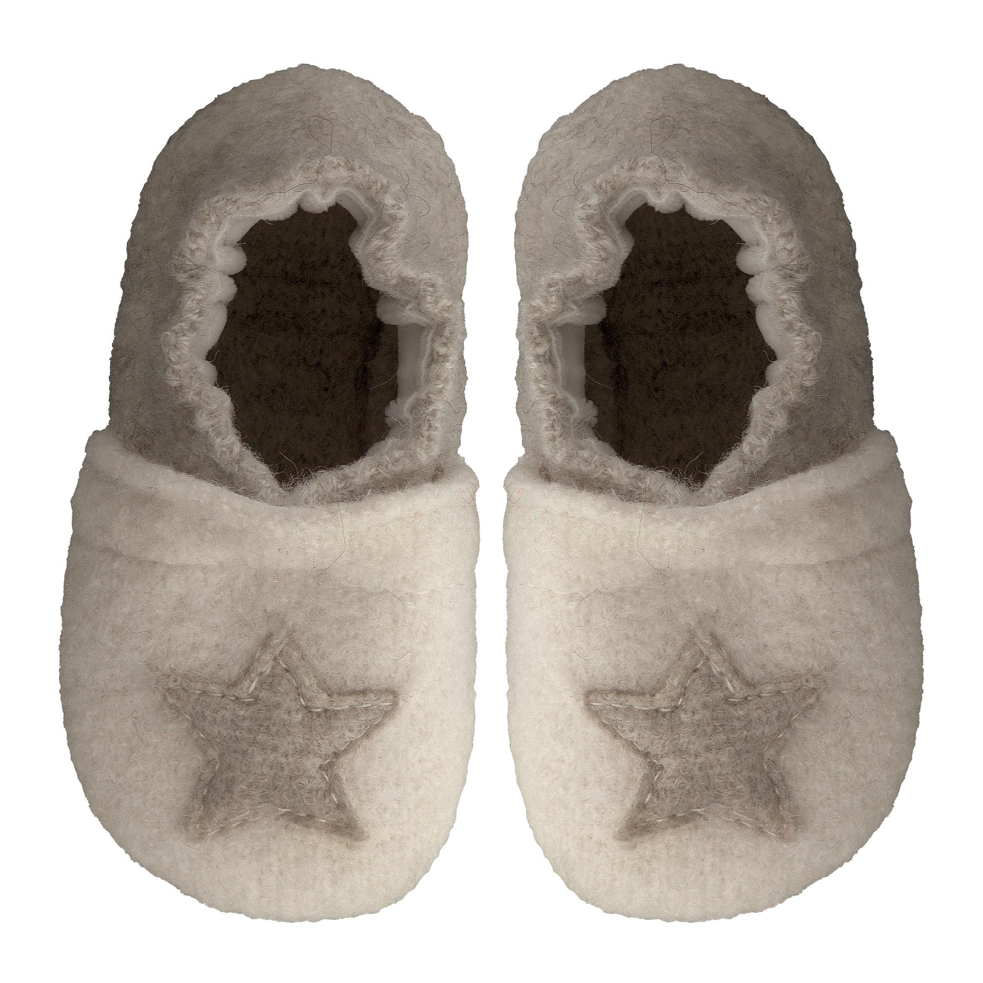 Nanga Babyschuh Sternchen Winterweiss