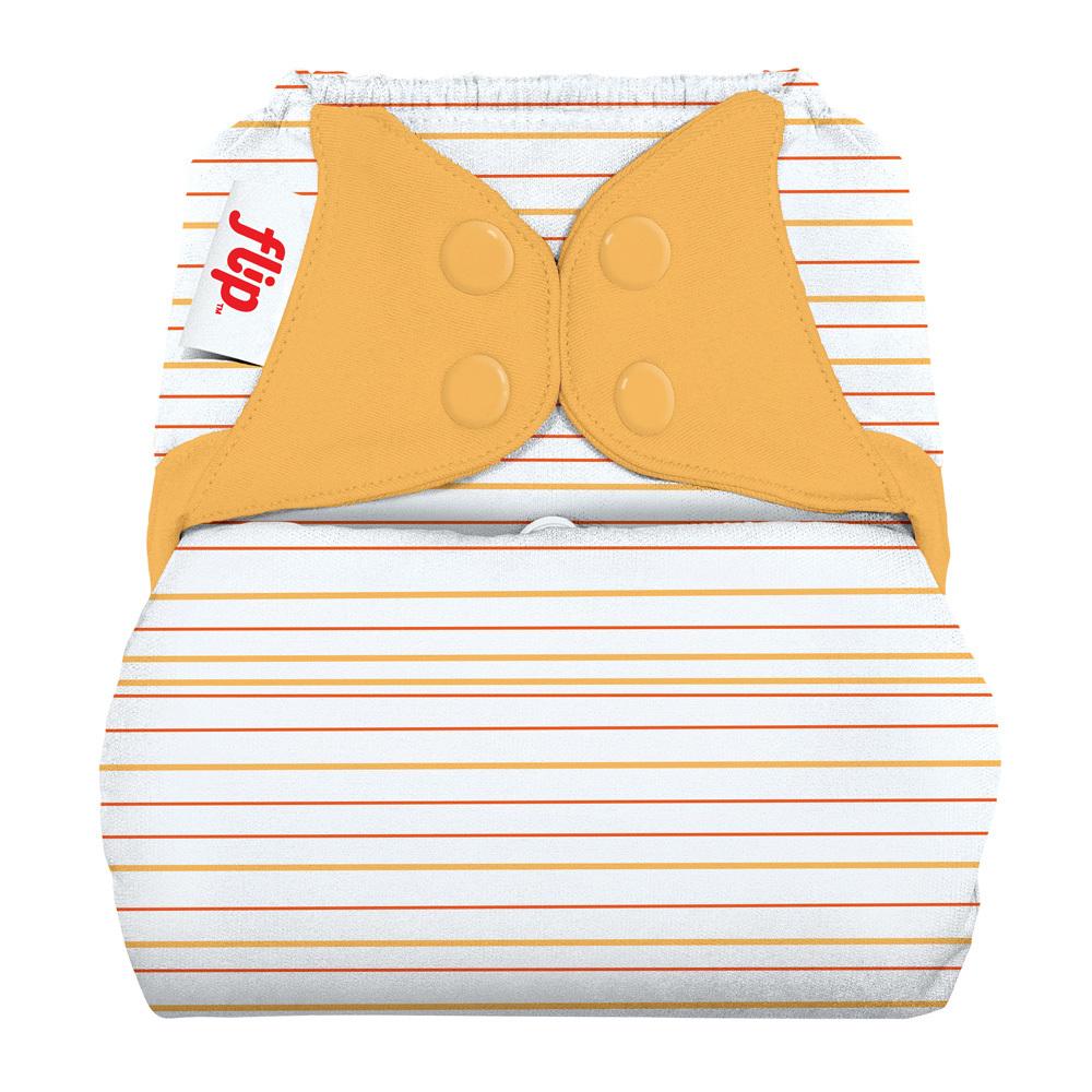 BumGenius Flip Clementine Stripe
