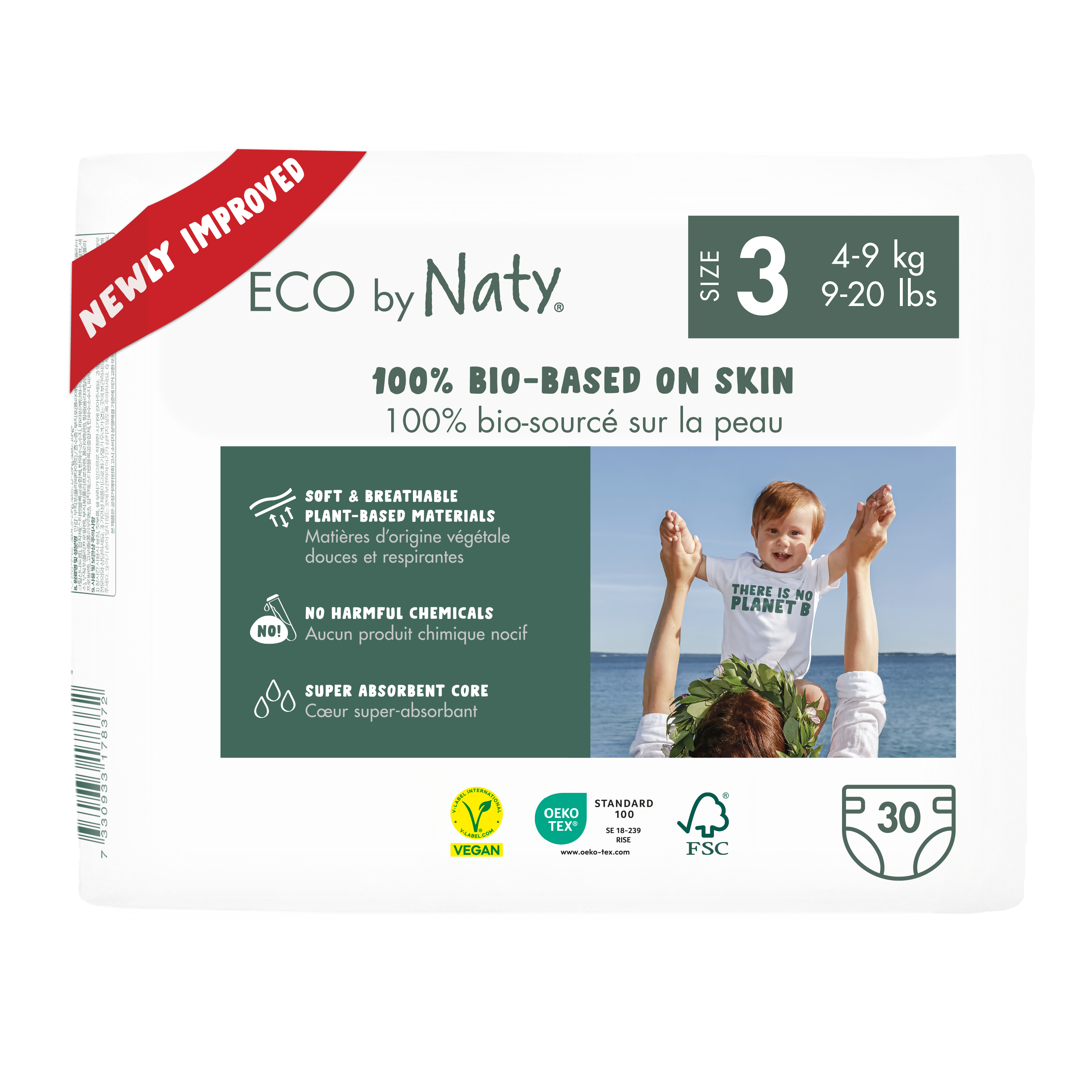 Eco by Naty Windeln Gr. 3 (4-9kg)