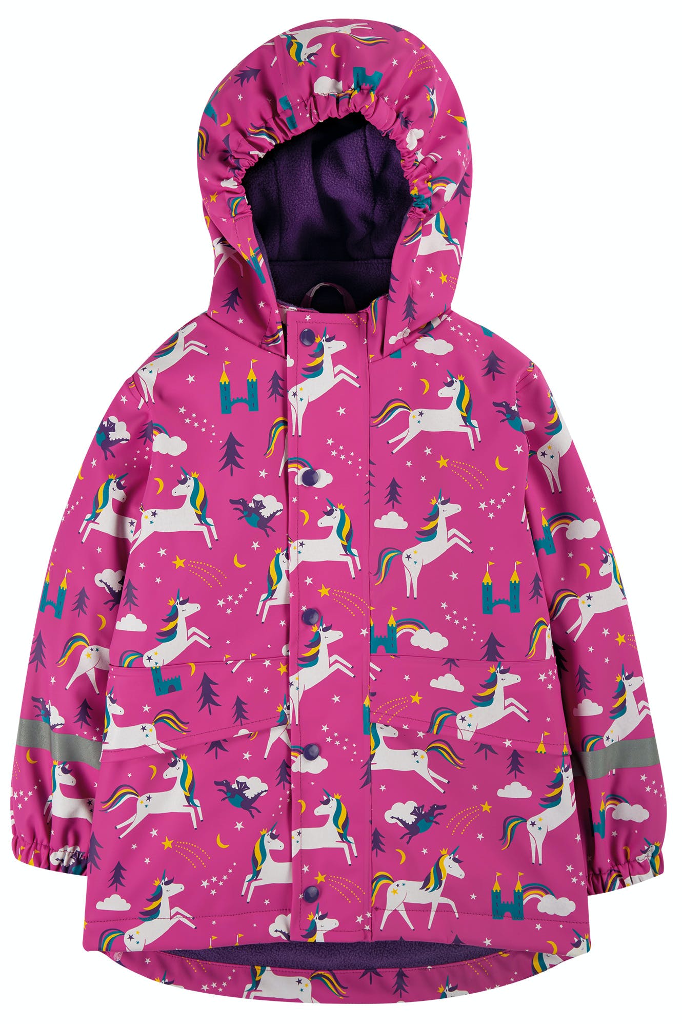 Frugi Puddle Buster Coat Unicorn Puddles