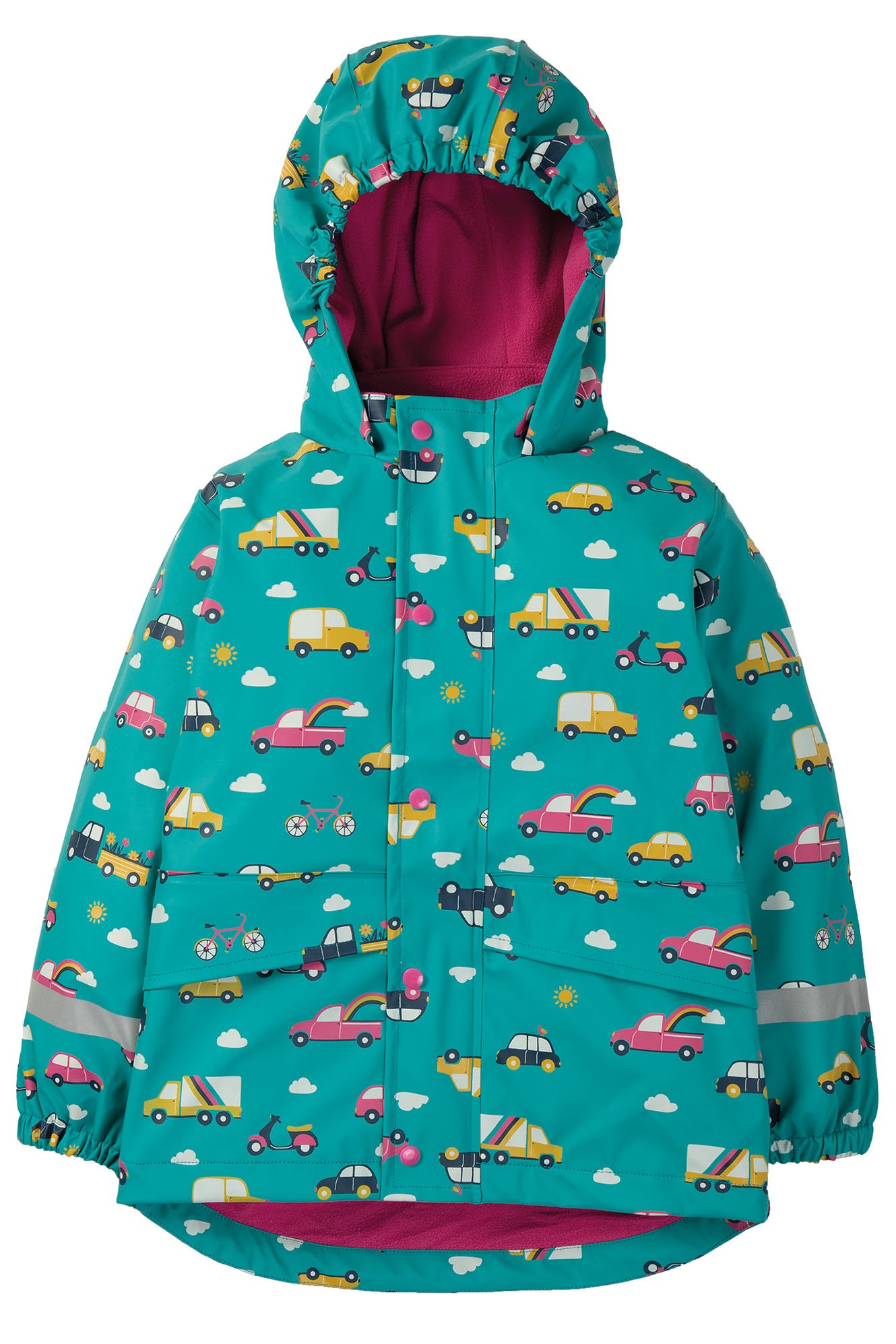 Frugi Regenjacke (gefüttert) Rainbow Roads