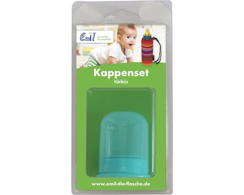 Emil Baby-Kappenset türkis