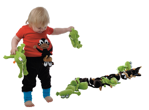 LipFish T-Shirt Red Monkey Gr. 74/80