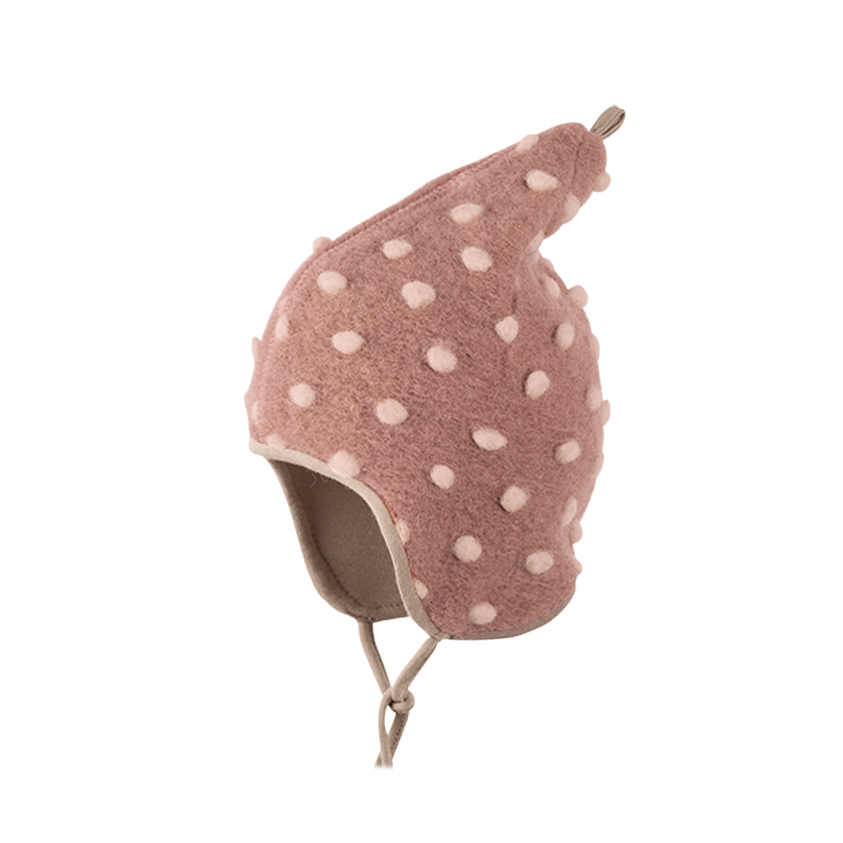 pure pure Zipfelmütze Wollwalk misty rose Gr. 47