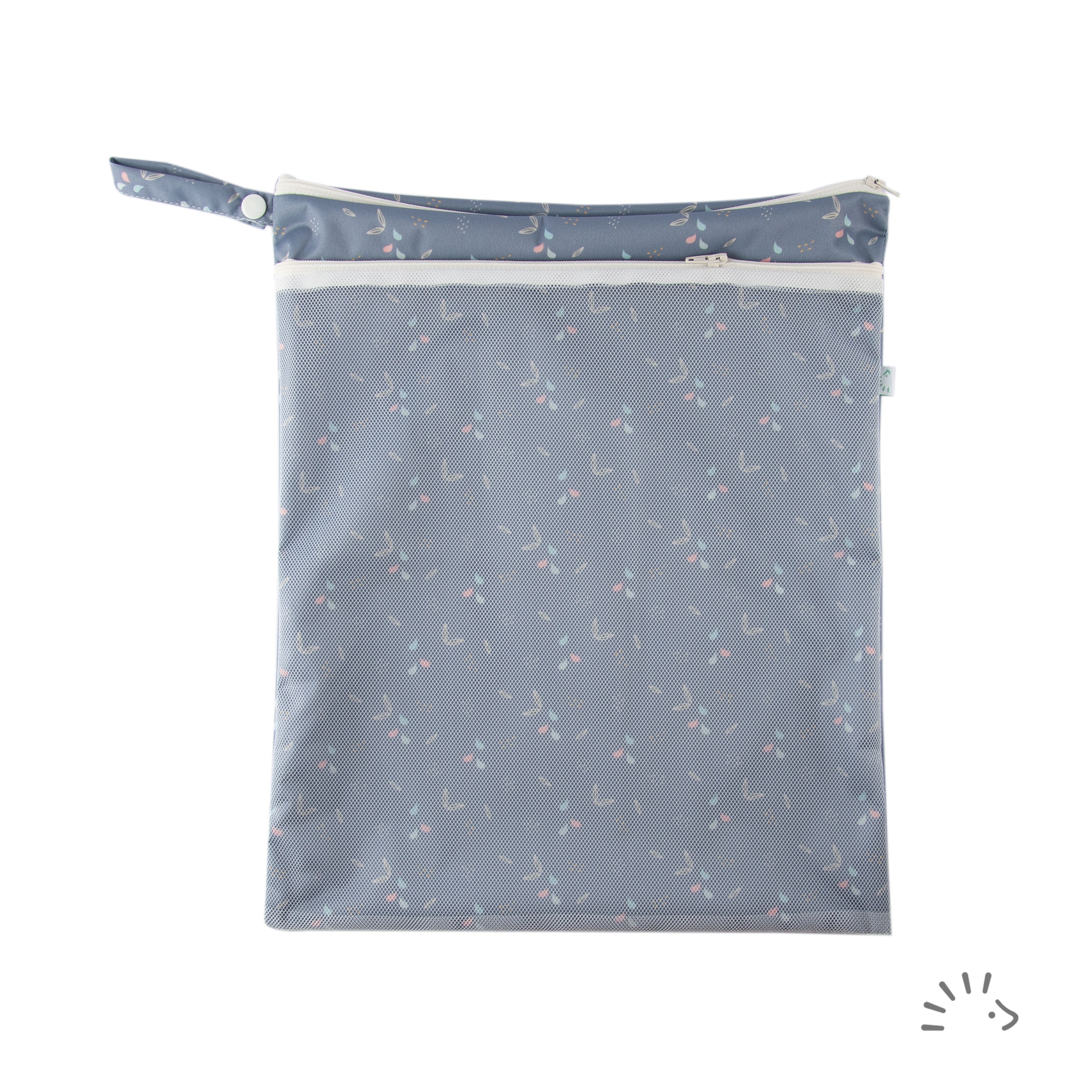 Popolini Wetbag mit Netztasche Blossom