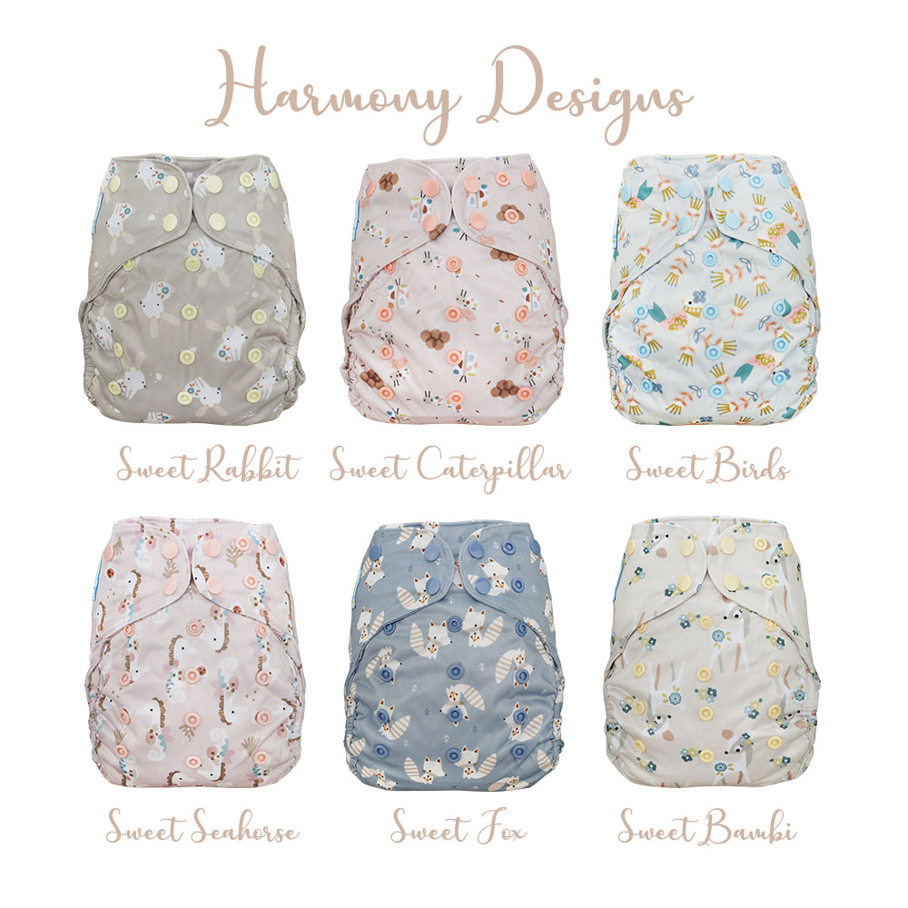 Blümchen Überhose Klett Harmony Designs