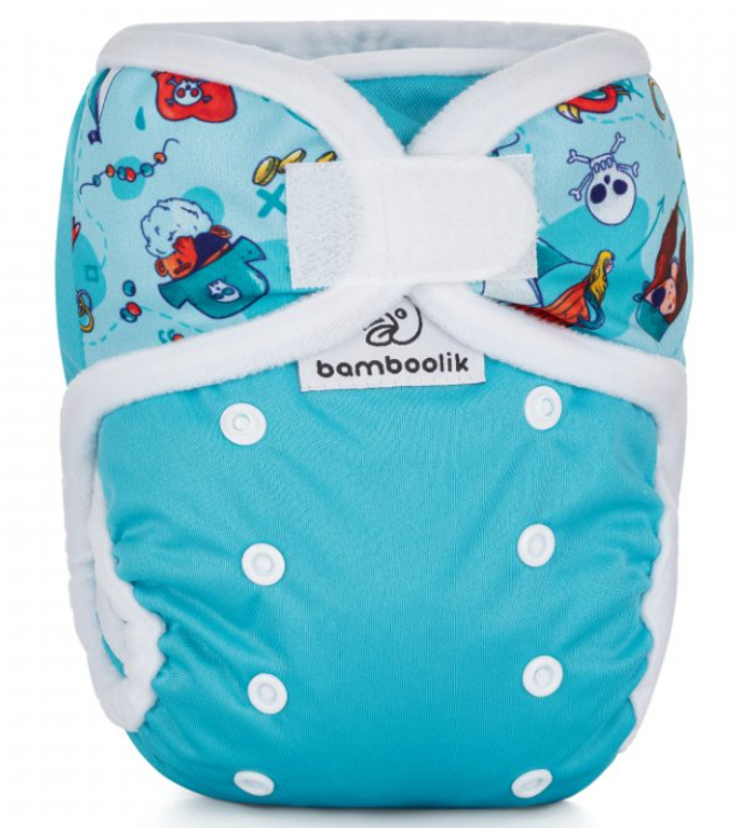 Bamboolik Ai2 Duo-Überhose Klett Piraten