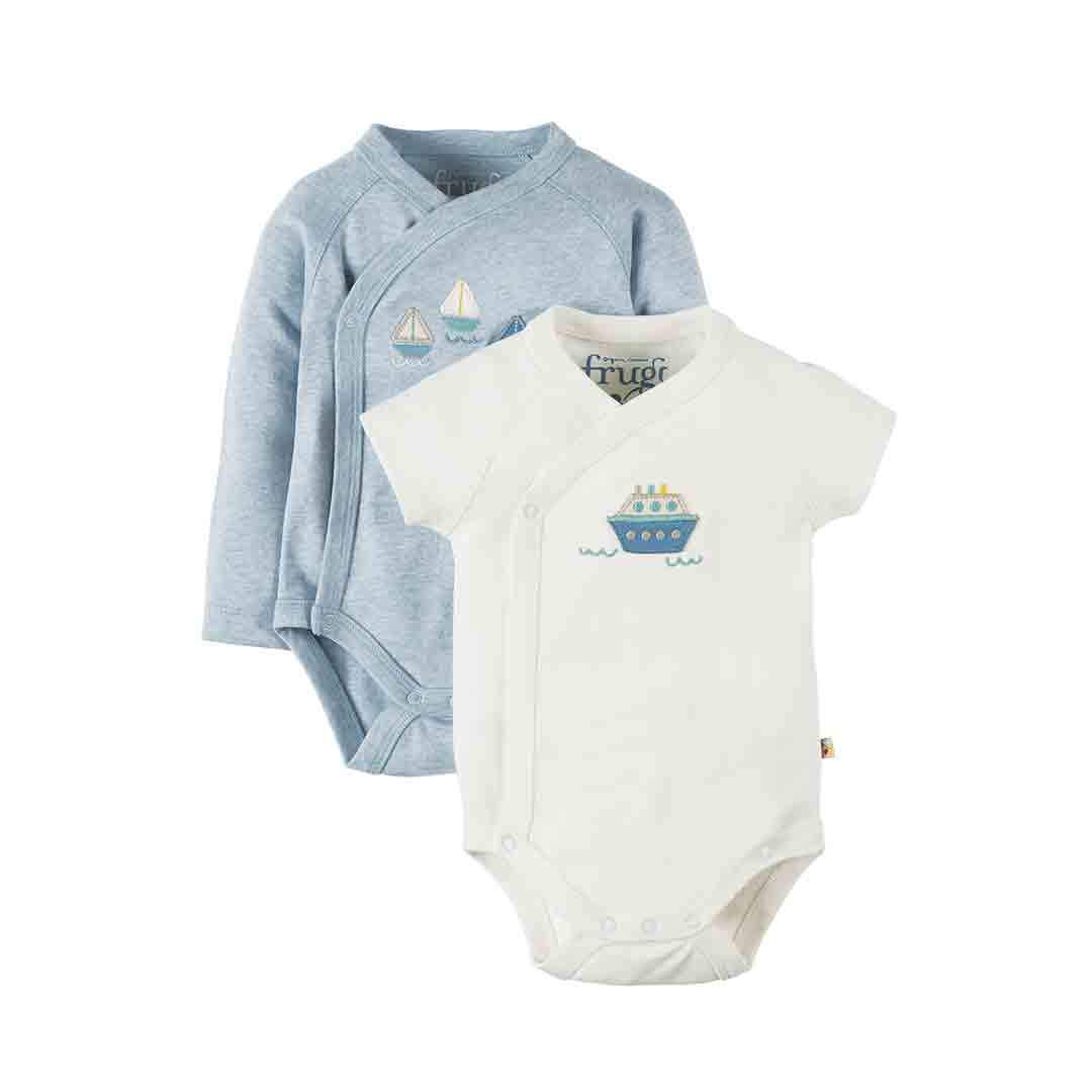 Frugi Wickelbody Boats (2er Set)