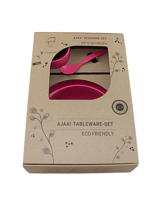 ajaa! Geschirrset Pink