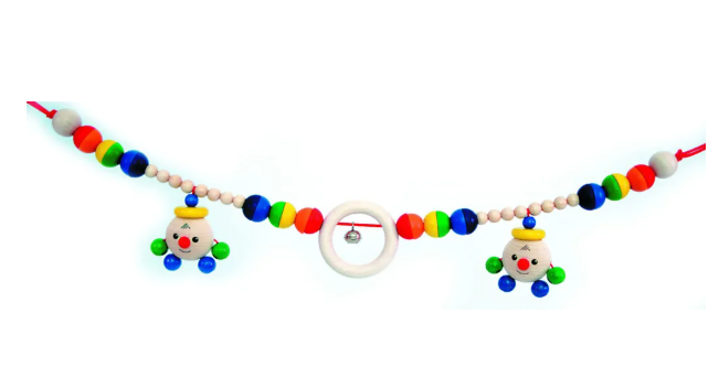 Holz-Kinderwagenkette Benny für Zwillingskinderwägen