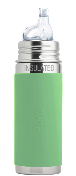 Purakiki Isolier-Trinklernflasche 250ml moss