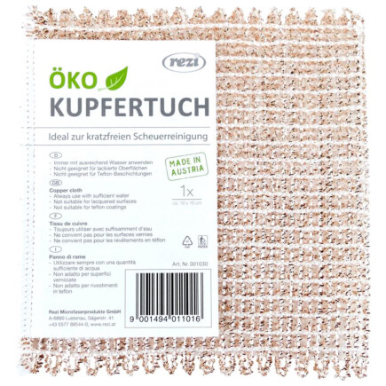 Öko Kupfertuch rost- und kratzfrei