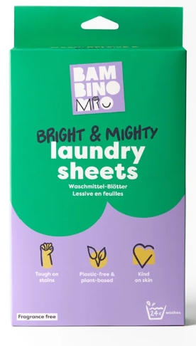 Bambino Mio Bright & Mighty Waschblätter (48 Stk.)