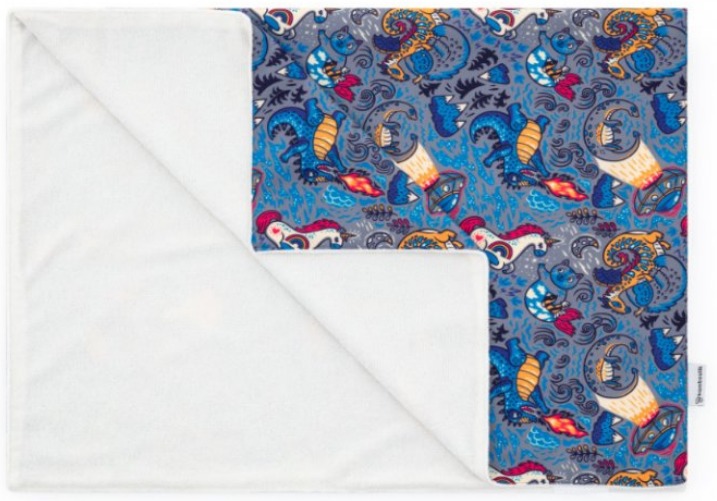 Bamboolik Wickelunterlage Einhörner