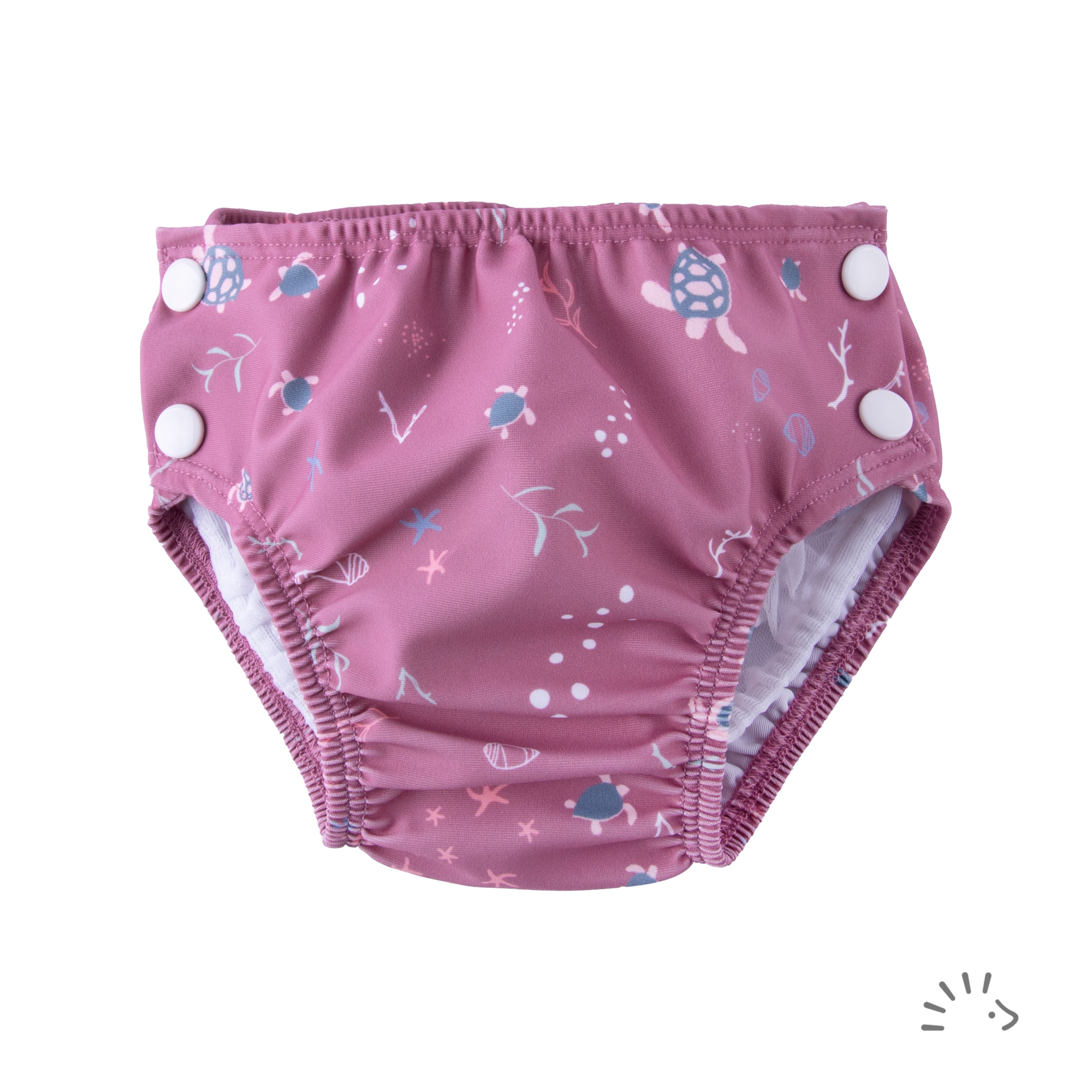 Popolini Schwimmwindel Turtle Mauve