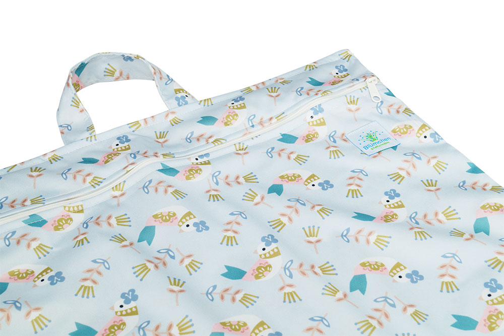 Blümchen hängender XL Windelsack Sweet Birds