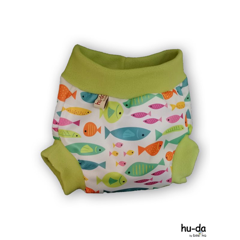 hu-da PUL-Schlupfüberhose FISHY Gr. S (4-7kg)