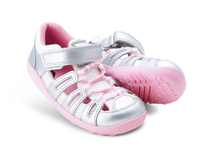 Bobux Summit Silver metallic Candy