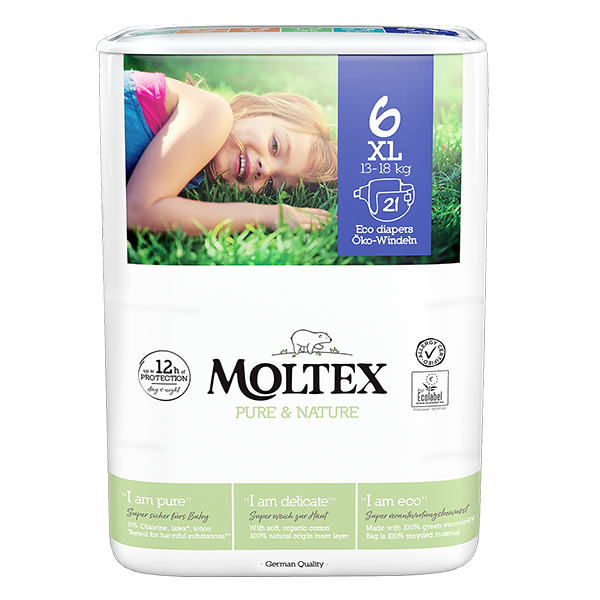 Moltex Pure & Nature XL Windel Gr. 6 (13-18kg)
